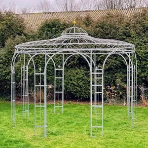 Massiver Rosenpavillon Monza – stabile Rankhilfe für den Garten