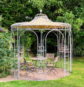 Runder Rankpavillon Rom – massiv und stabil für den Garten