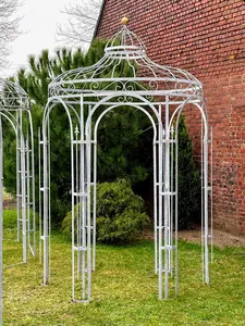 Zierlicher Rosenpavillon Verona – runde Rankhilfe, stabil und wetterfest